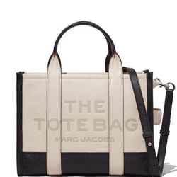 Marc Jacobs Colorblock Leather Tote Bag Size Medium