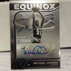 2022/23 Flux Michael Cooper Equinox Autograph Card