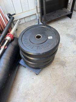 Steel body gym plates