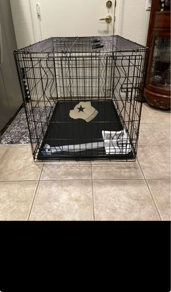 New Extra Large 42" Wire Crate $55 Firm-Firme