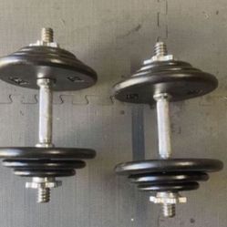 Dumbbells.       60 Dollars 