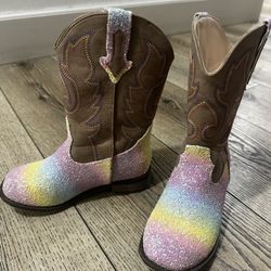 Rainbow Cowboy Boots 