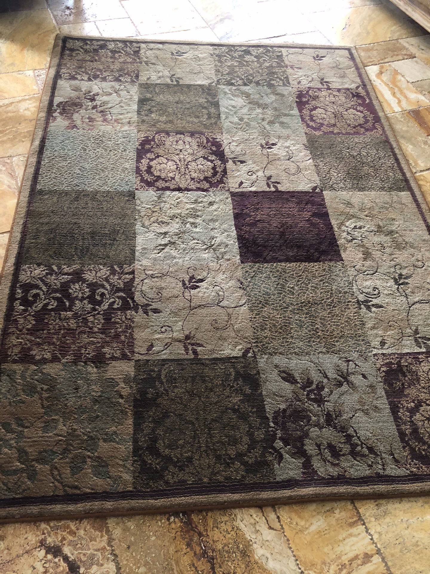 Beautiful Rug By Chris Madden, 63”x94” Comes From Smoke & Pet Free Home
