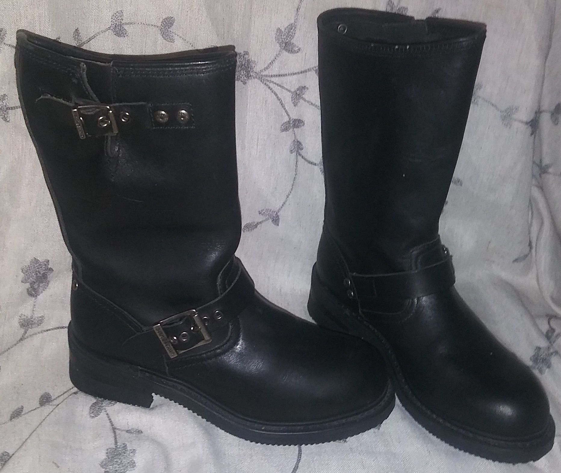 Ladies Harley Davidson Leather Boots