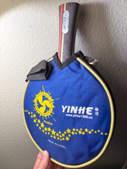 New ITFF Approved PingPong Paddle - Milky Way Blade 01B/Rubber 9000, Great 4 Master Spin Techniques