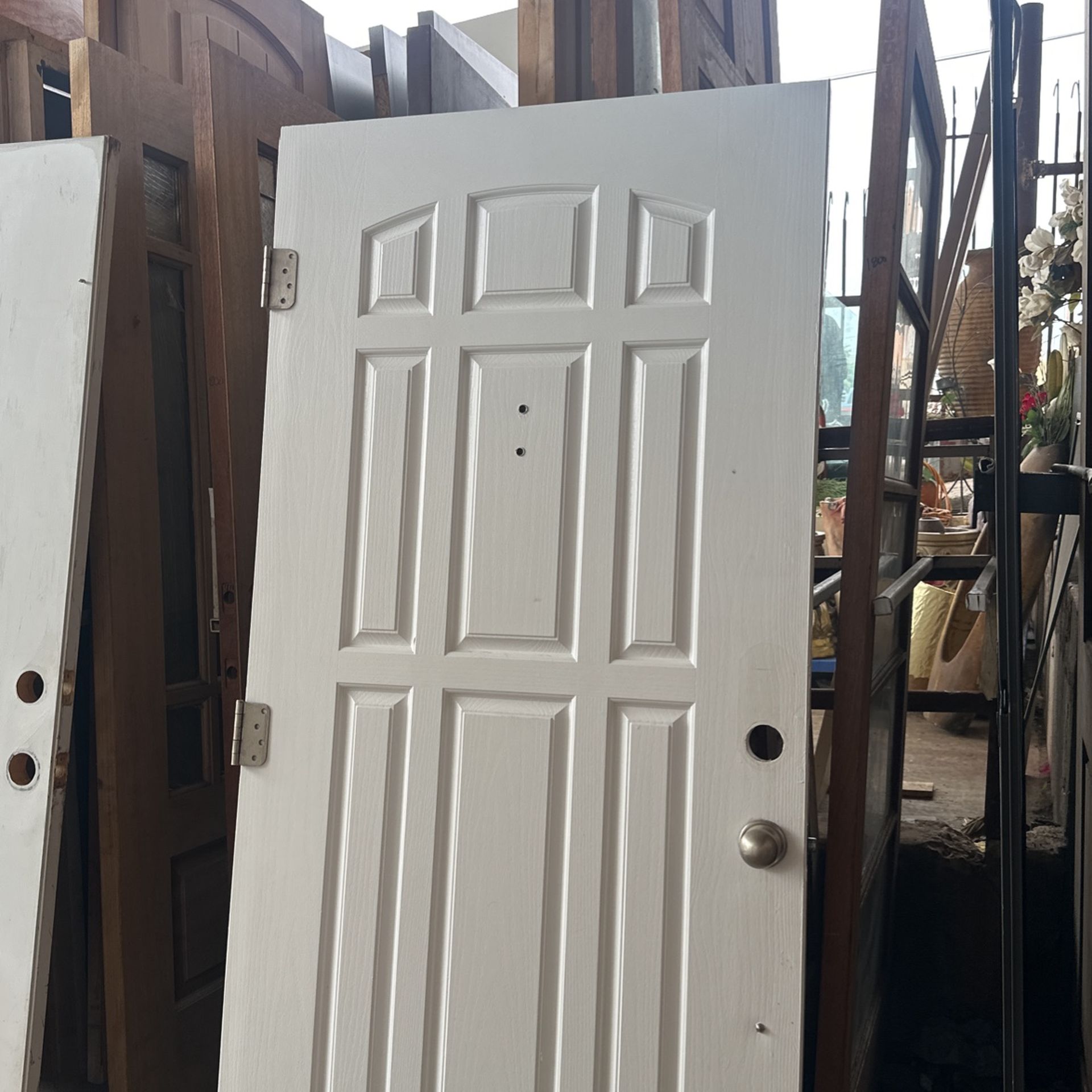 36 X 80 Solid Wood Door With Weatherproof Cap
