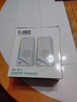 Source Electronics desktop speakers both for