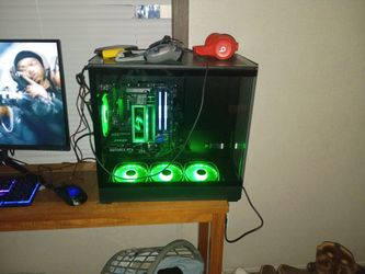 Sky tech gaming GeForce RTX MSI and monitor