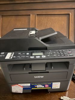 Brother Printer Compact Monochrome Multi-Function Laser Printer with Copy and Scan, Duplex, Mobile, Black & White