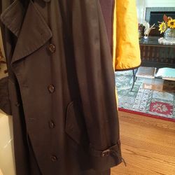 Burberry Black Trench Coat 