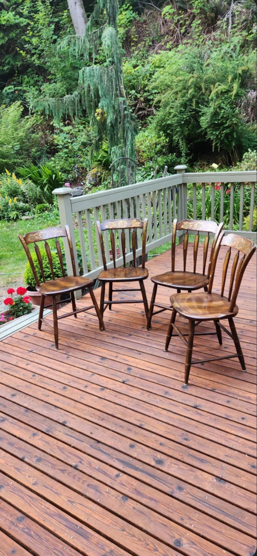Lee Hitchcock Antique 4 Piece Dining Set