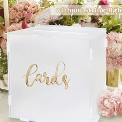 New Elegant Frosted Acrylic Card Holder 