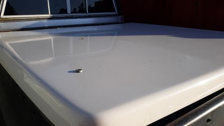 F-150 white locking tunnel cover