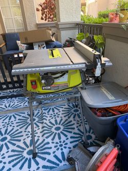 RYOBI 10” Table Saw with Stand