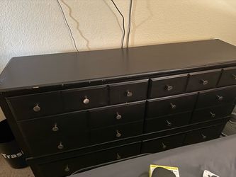 Black 6 drawer dresser