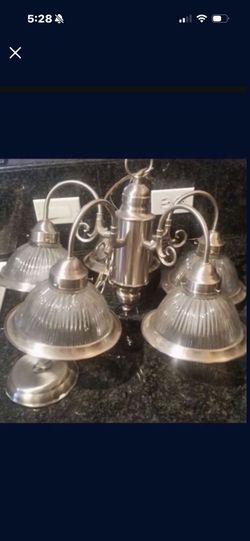 Nickel Chandelier 
