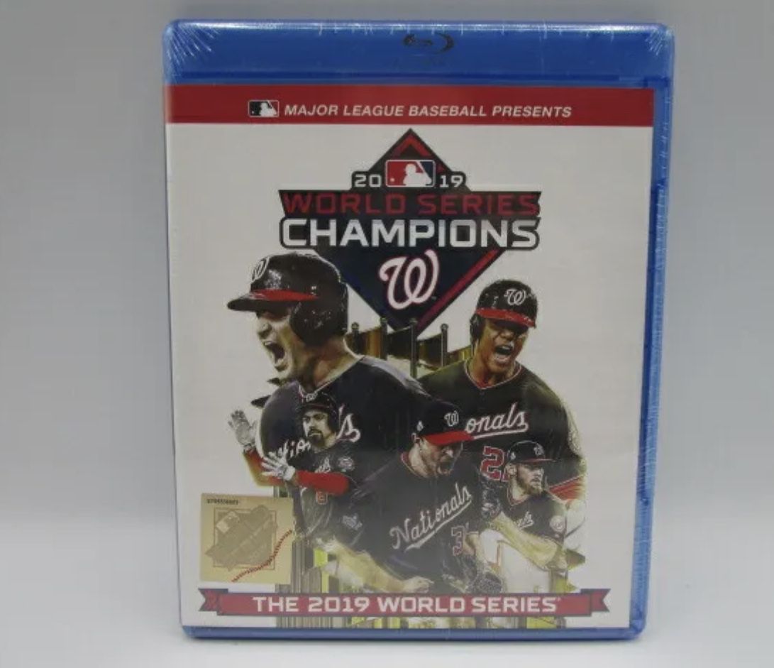Blu Ray DVD 2019 World Series Champions Washington Nationals Baseball Brand New 