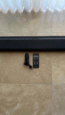 Yamaha Soundbar with Remote and Power Cable