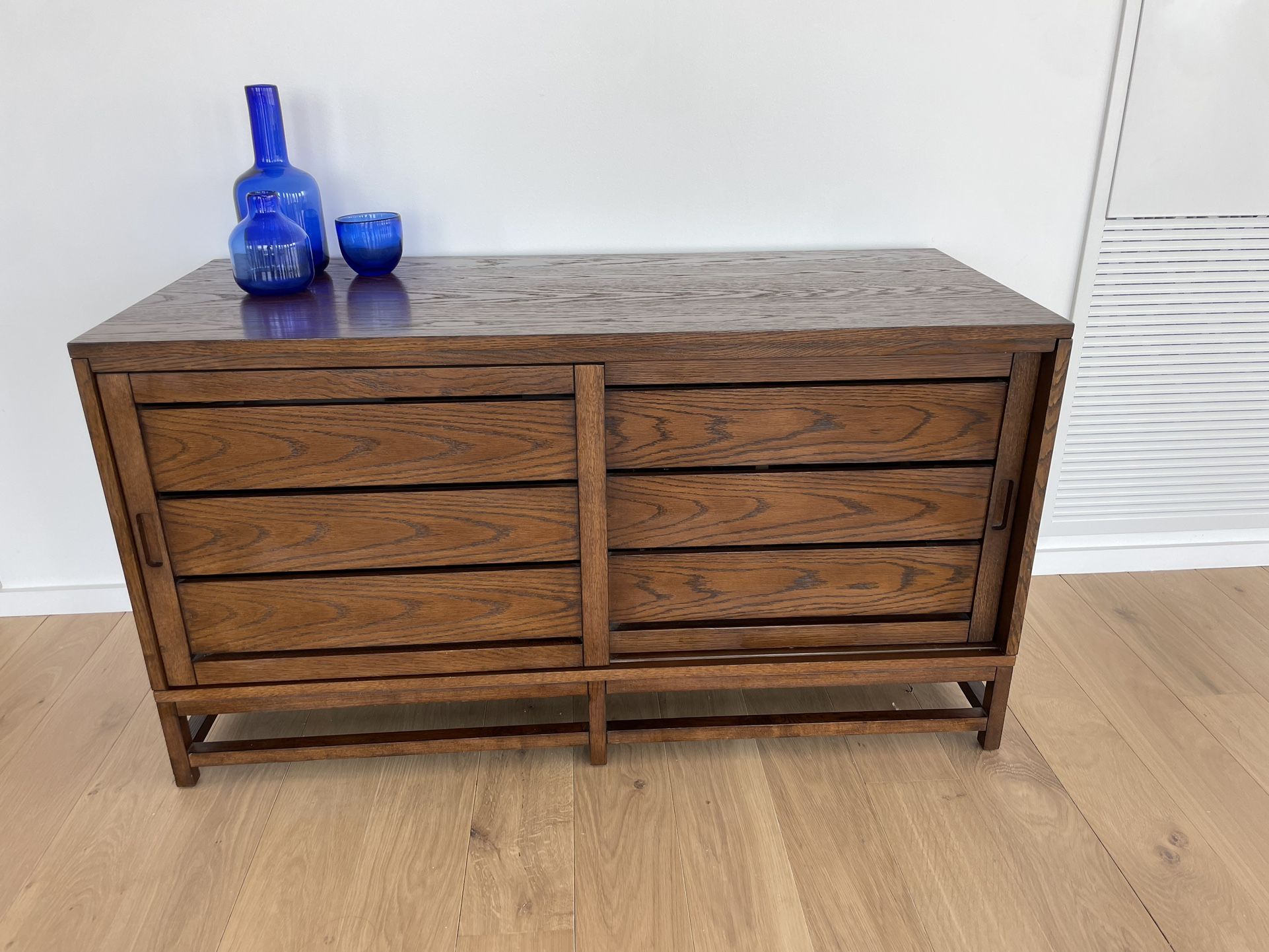 Crate and Barrel Clapboard Media Storage / Dining Sideboard