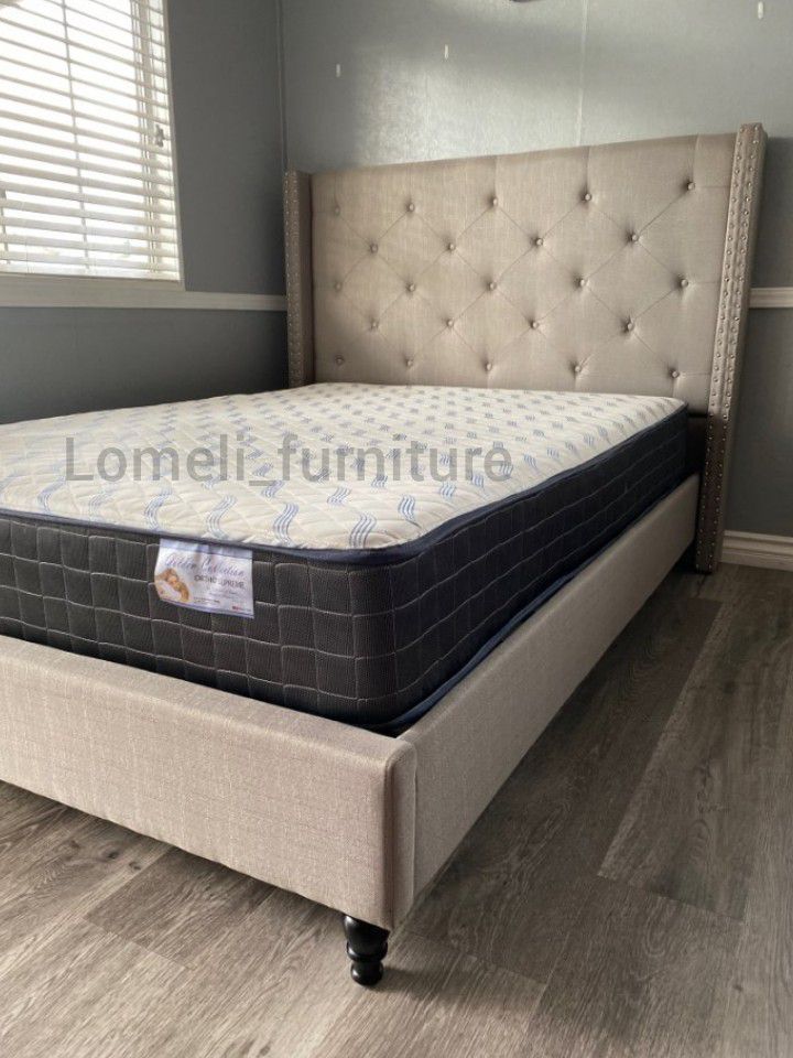 Full beds with mattress included