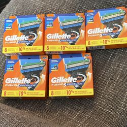 Gillette Fusion 5 Blades 8 Pack Lot Of 6