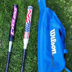 Rare Vintage Softball Bats