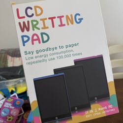 Kids Scratcher Note Books & LCD Writing Pad 