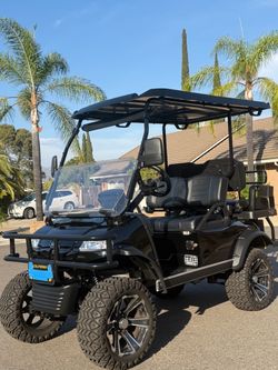 Registered golf cart