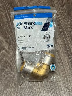 SharkBite Max 3/4" x 3/4" Push-to-Connect Elbow