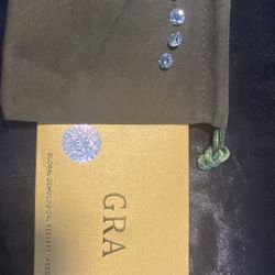 3 1 CT ice Blue Loose moissanite Diamond  