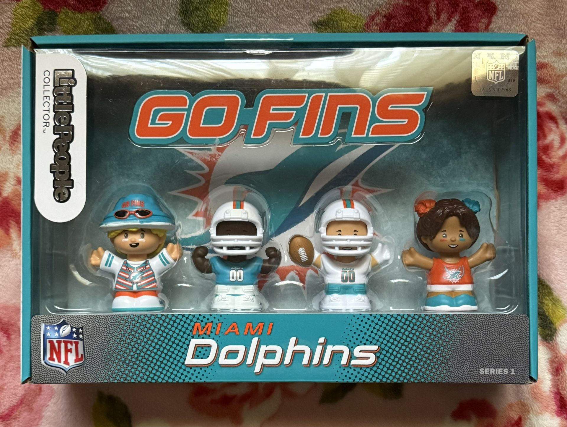 Little People Collector x NFL Miami Dolphins Set