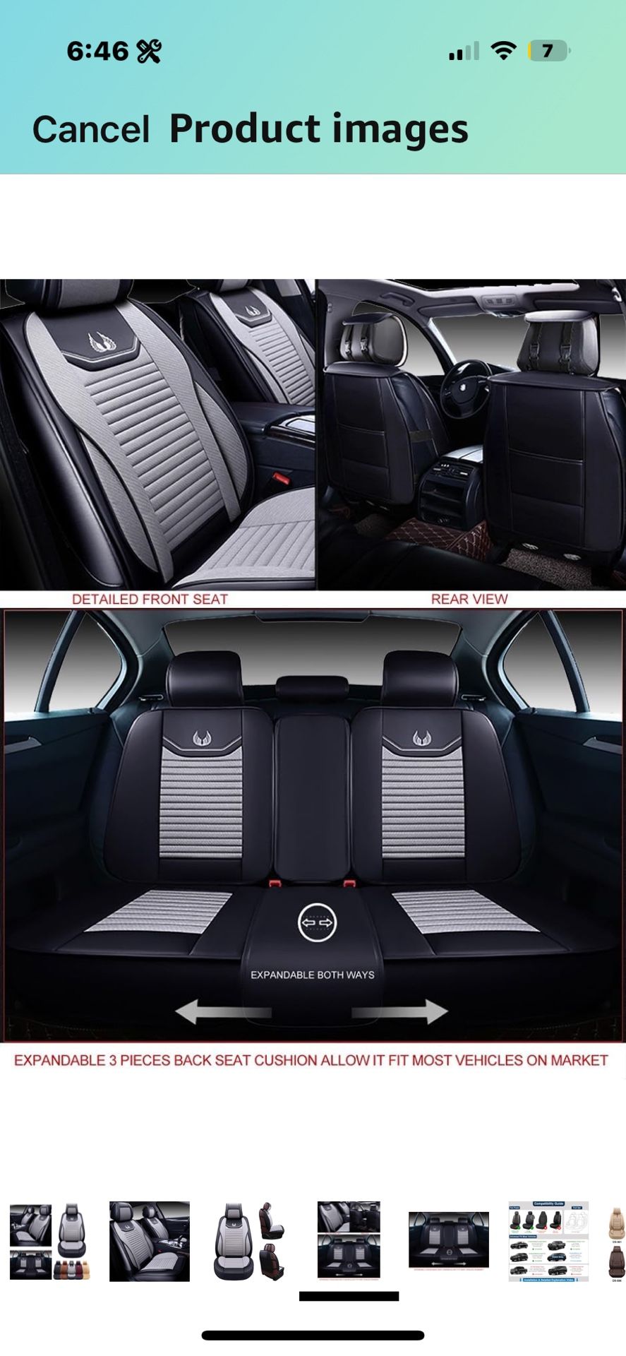 Universal Leather Car Seat Covers