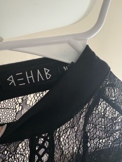 Black lace dress