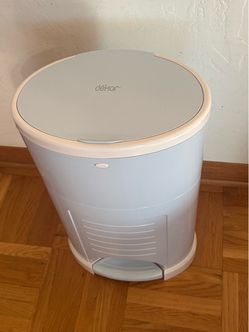 Dekor Blue Diaper Pail