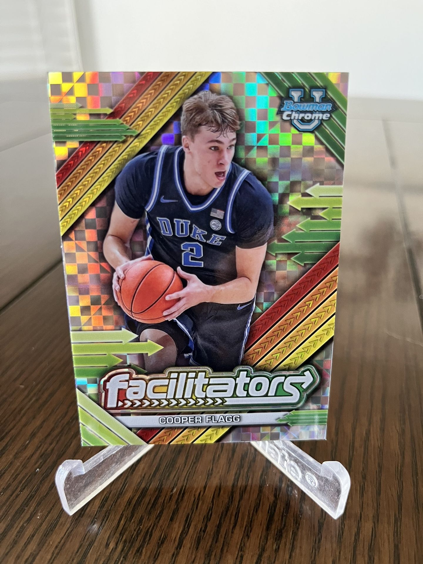 2024-25 Bowman Chrome University Cooper Flagg Facilitators X-Fractor