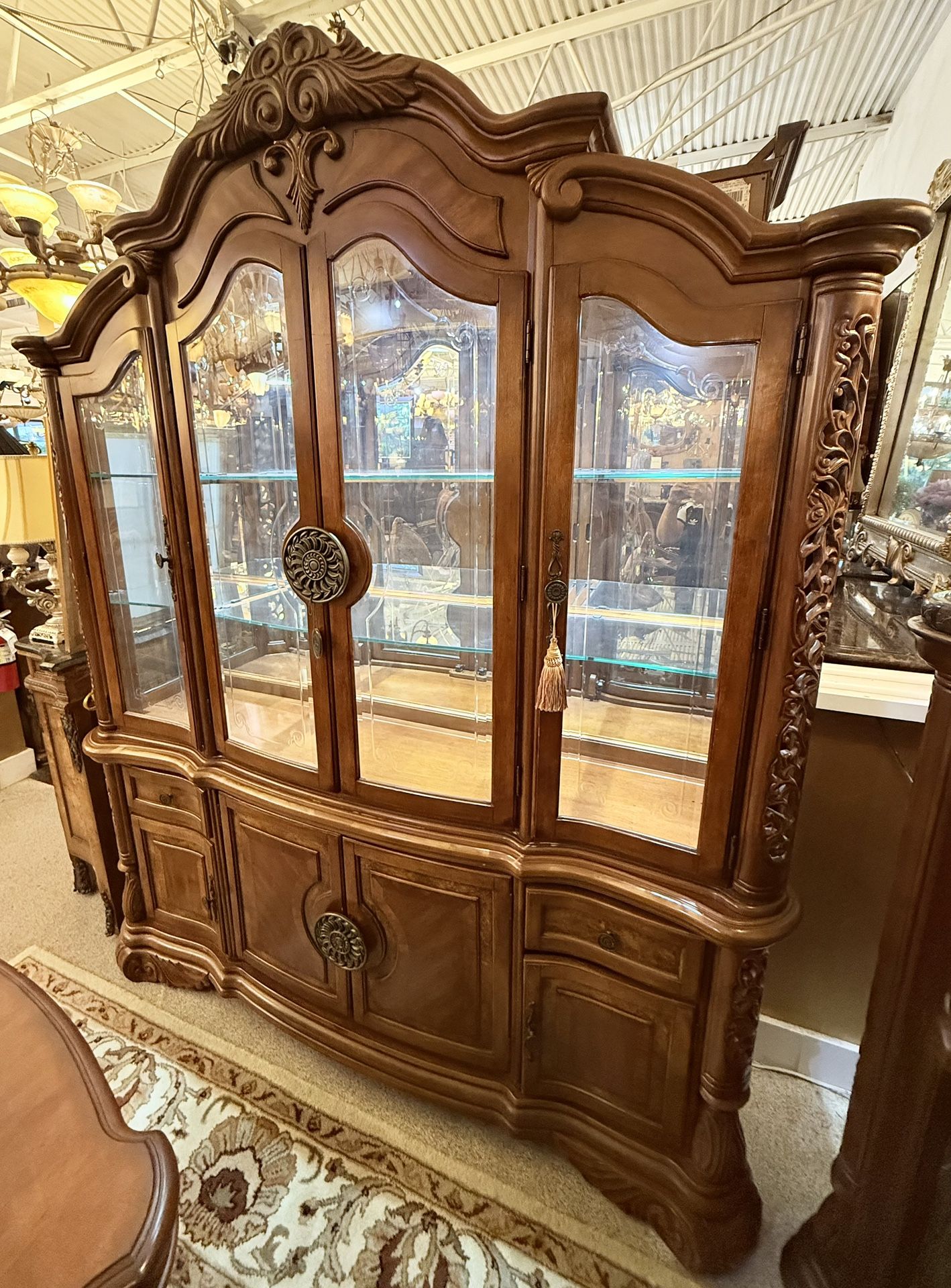 AICO By Michael Amini EXCELSIOR China Cabinet - GA