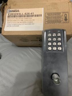 Satin Chrome PBL Door Lock