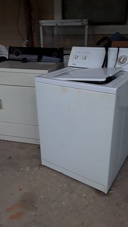 Washer and dryer set