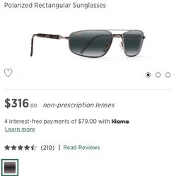 Brand New Maui Jim Kahuna Sun Glasses  $150