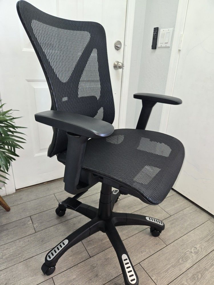 MOLENTS Ergonomic Office Chair, Mesh Computer Desk Chairs with Adjustable Lumbar Support, 3D Armrests, Silla De Oficina