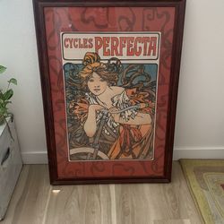 Framed Cycles Perfecta Poster