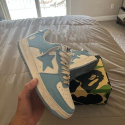 Bape Sta Patent Blue