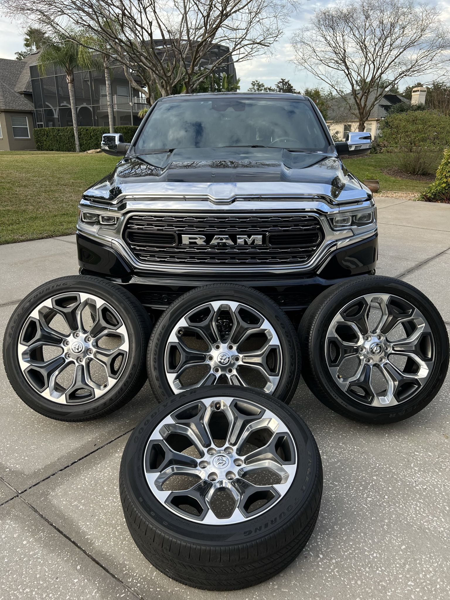 RAM LIMITED 22” Wheels For 2020 to 2023 / Original Factory Wheels w/Existing Tires & Installation FREE!!!