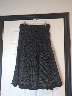 Size 8 Cato polka dot pin up maxi skirt