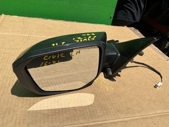 MIRROR CIVIC LEFT SIDE 2016 2017 2018 2019 2020 2021 OEM
