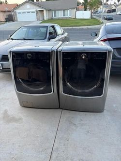 L.G frontload washer and gas dryer set