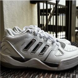 Adidas White and Black Retro Sneakers