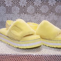 NEW UGG Margarita Fur Slide Sandals Fluffy 