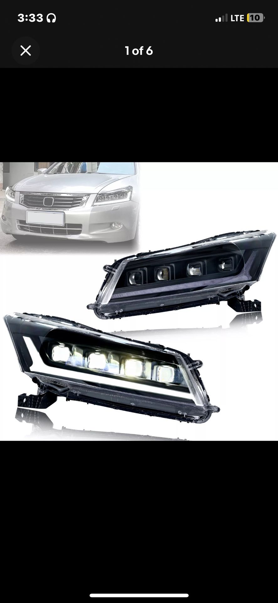 Honda Accord Headlights 8th Gen (2008-2013)