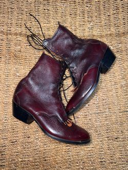 Leather boots woman 5